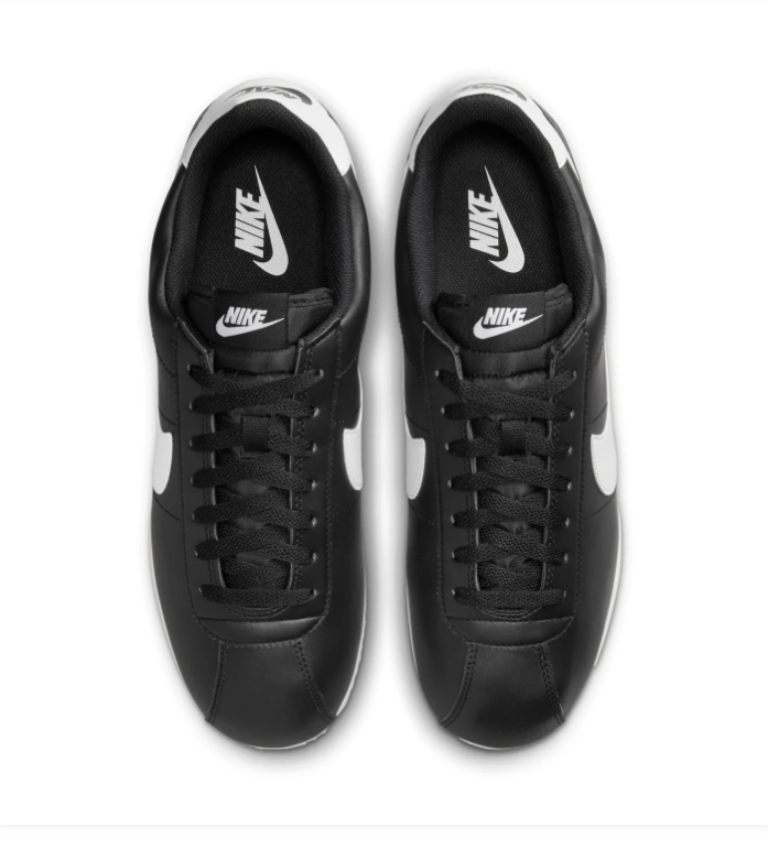 Nike Cortez Black & White Low-Top Sneakers