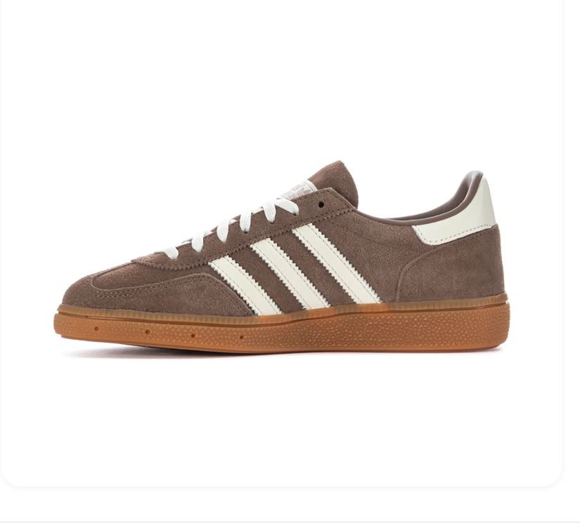 Adidas Handball Spezial Brown & Cream Gum-Sole Sneakers