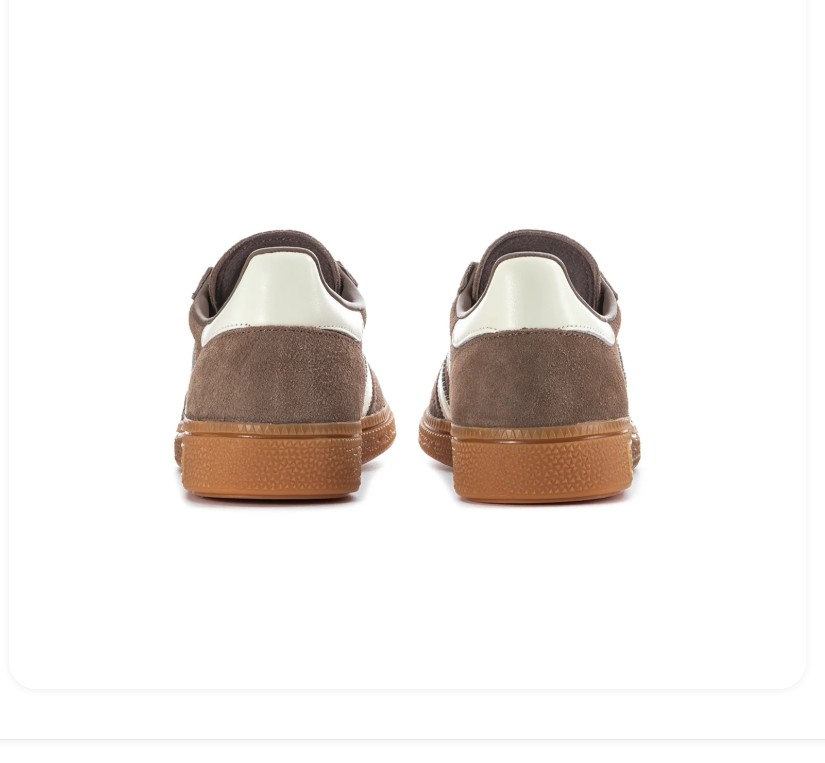 Adidas Handball Spezial Brown & Cream Gum-Sole Sneakers