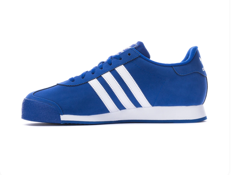 Adidas Samoa Royal Blue & White Low-Top Sneakers
