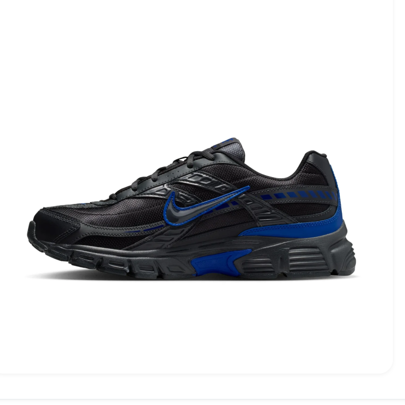 Nike Initiator Black & Royal Blue Mesh Sneakers