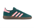 Adidas Handball Spezial Dark Green & Pink Gum-Sole Sneakers