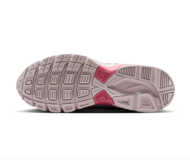 Nike Initiator White & Pale Pink Mesh Sneakers with Bright Pink Accents