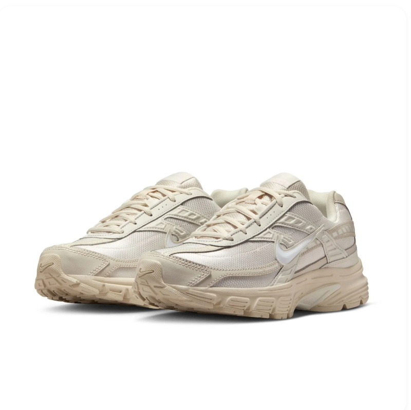 Nike Cream & Beige Mesh Sneakers with Chunky Sole