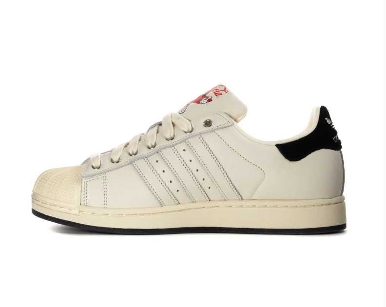 Adidas Superstar Cream Shell-Toe Sneakers with Coca-Cola Graphics