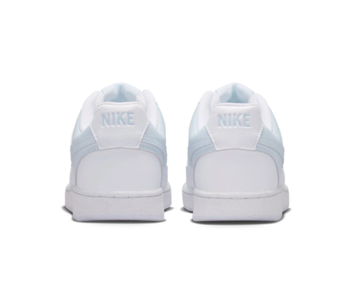 Nike White & Pale Blue Low-Top Sneakers