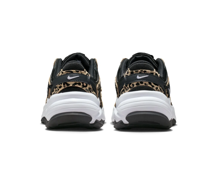 Nike Black & Leopard-Print Chunky Sneakers with White Sole