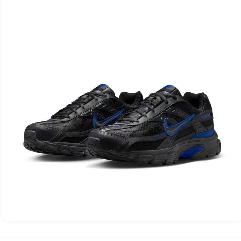 Nike Initiator Black & Royal Blue Mesh Sneakers