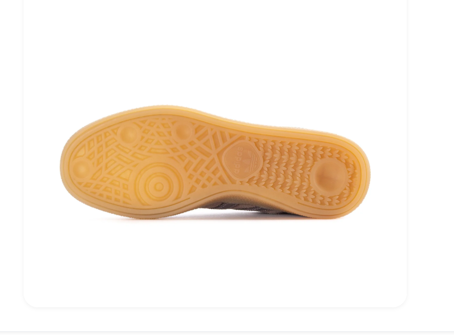 Adidas Handball Spezial Taupe & Metallic Lilac Gum-Sole Sneakers