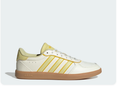 Adidas White & Pale Yellow Gum-Sole Sneakers