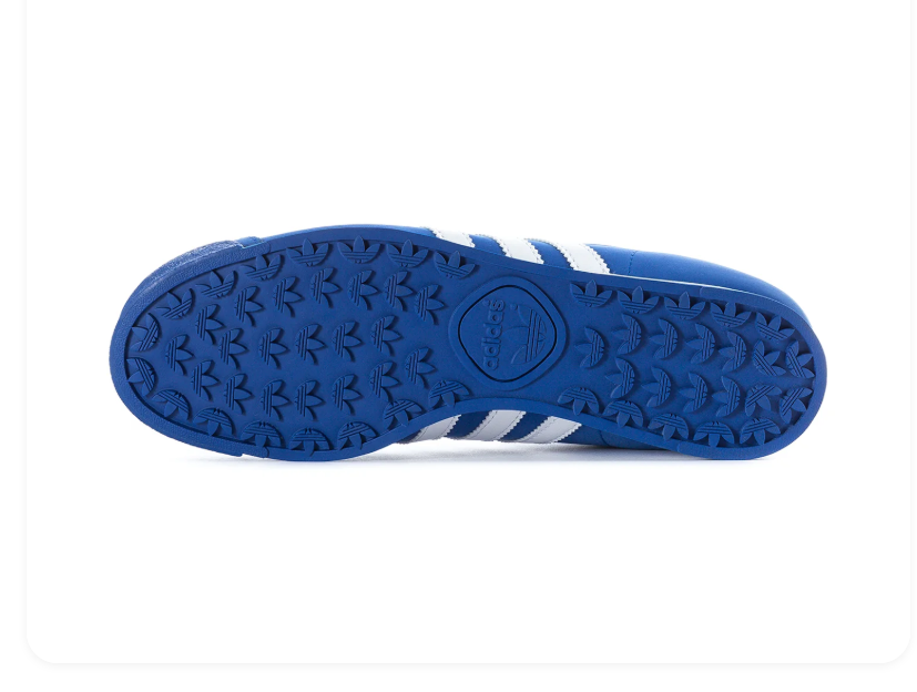 Adidas Samoa Royal Blue & White Low-Top Sneakers