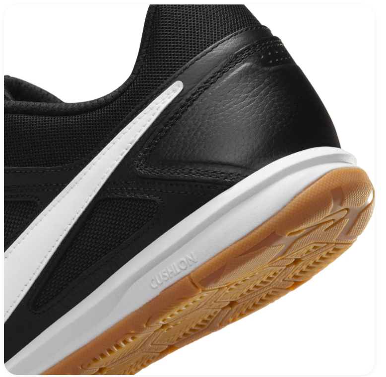 Nike Black & White Low-Profile Gum-Sole Sneakers