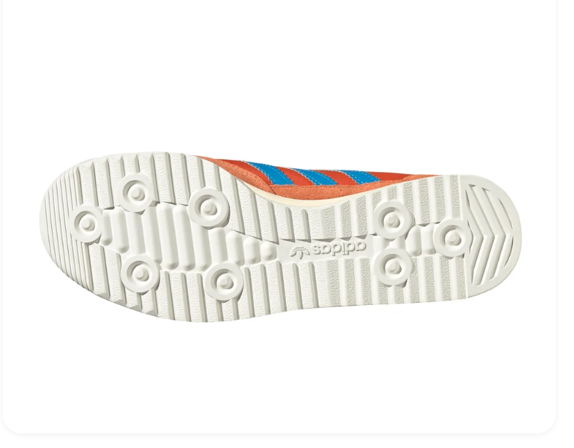Adidas SL 72 Orange & Blue Sneakers with Cream Sole