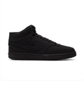 Nike All-Black Mid-Top Sneakers with Tonal Swoosh
