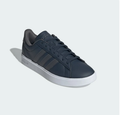 Adidas Dark Navy & Charcoal Low-Top Sneakers with White Sole