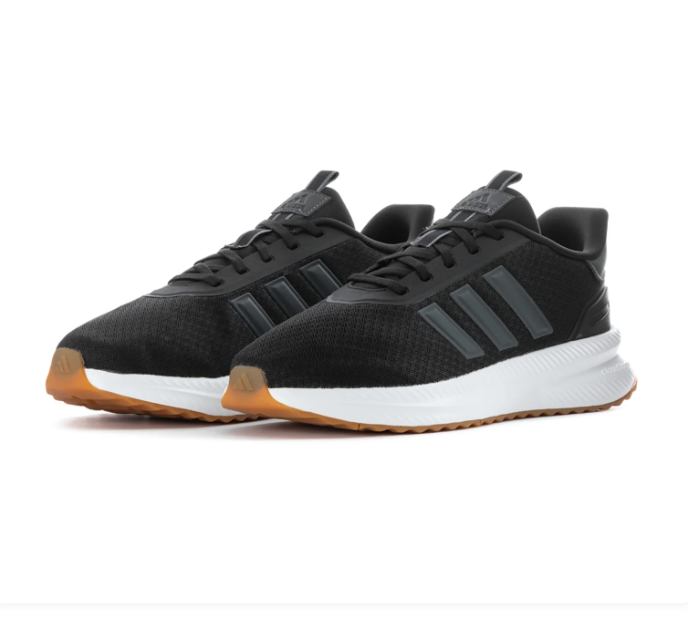 Adidas Black & Charcoal Mesh Sneakers with Gum Outsole