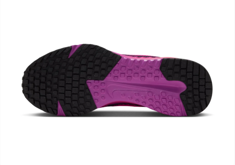 Nike Hot Pink Mesh Sneakers with Black Swoosh Graphics