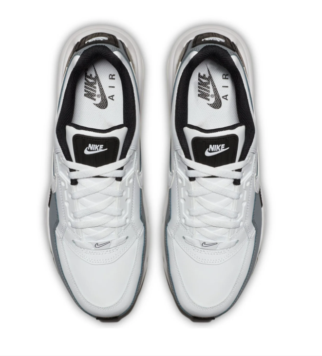 Nike Air Max White, Grey & Black Low-Top Sneakers