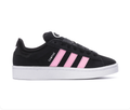 Adidas Campus Black & Pink Sneakers with White Sole