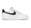 Nike Air Force 1 White & Black Low-Top Sneakers