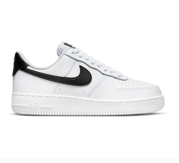 Nike Air Force 1 White & Black Low-Top Sneakers