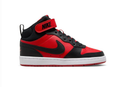 Nike Red & Black Mid-Top Sneakers with Ankle Strap