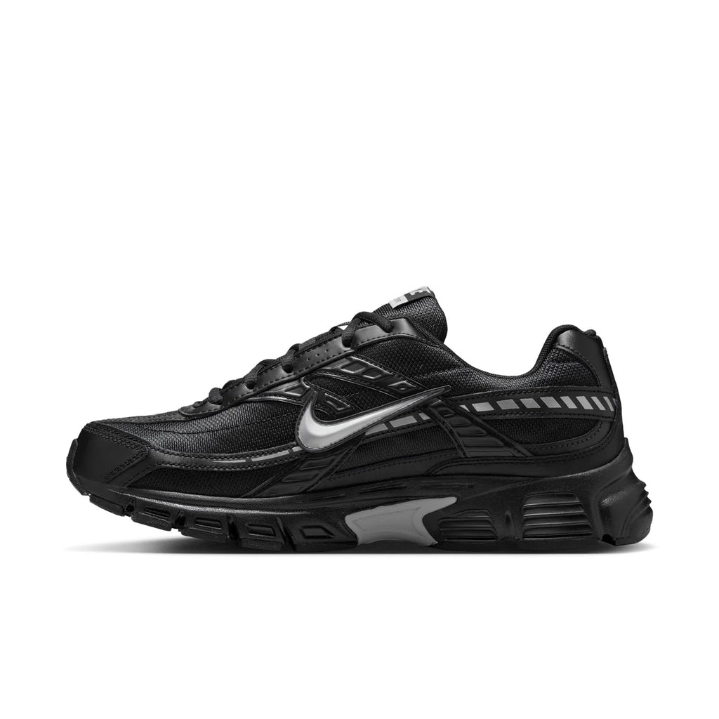Nike Initiator Black & Metallic Silver Mesh Sneakers