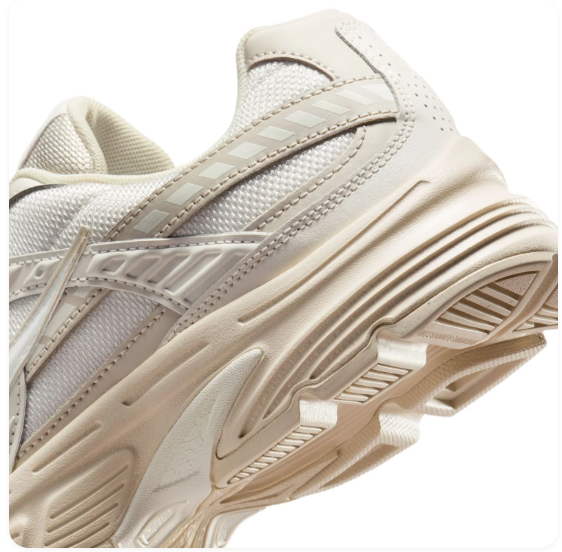 Nike Cream & Beige Mesh Sneakers with Chunky Sole