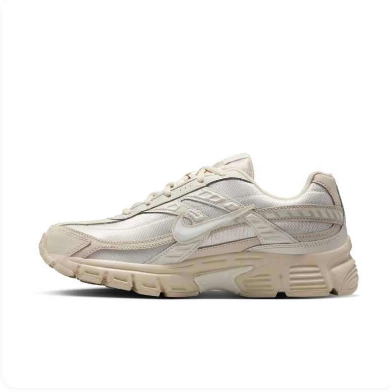 Nike Cream & Beige Mesh Sneakers with Chunky Sole