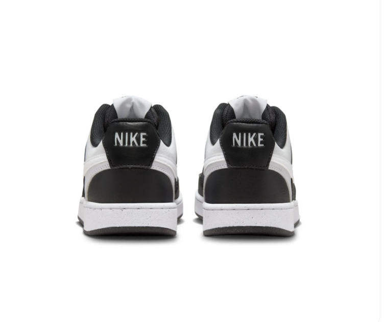 Nike Court Vision Black & White Low-Top Sneakers