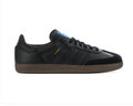 Adidas Samba Tonal Black Sneakers with Dark Brown Sole