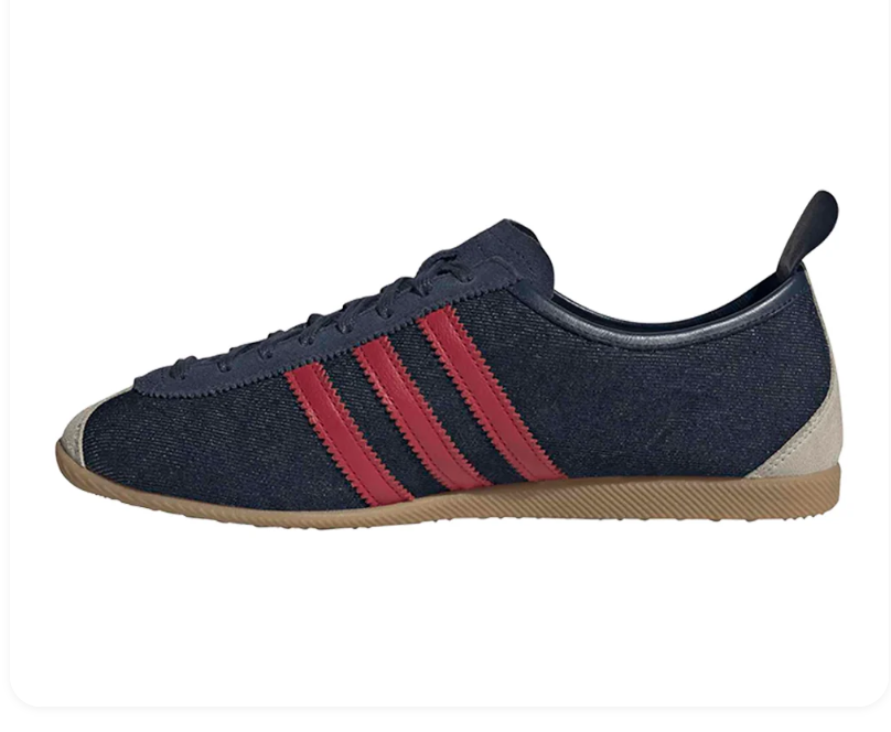 Adidas Japan Navy & Red Low-Profile Gum-Sole Sneakers
