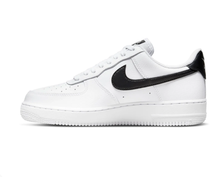 Nike Air Force 1 White & Black Low-Top Sneakers