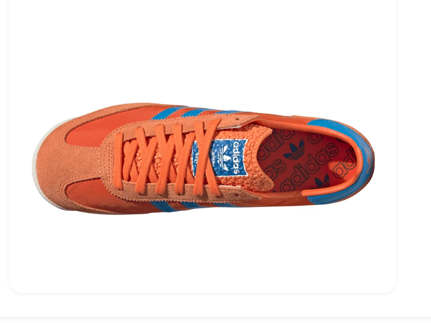 Adidas SL 72 Orange & Blue Sneakers with Cream Sole