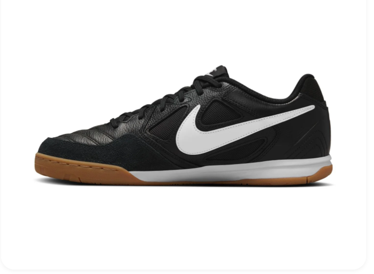 Nike Black & White Low-Profile Gum-Sole Sneakers