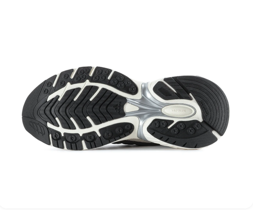 Adidas Adistar White & Grey Chunky Sneakers with Silver Accents