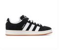 Adidas Campus Black & White Gum-Sole Sneakers