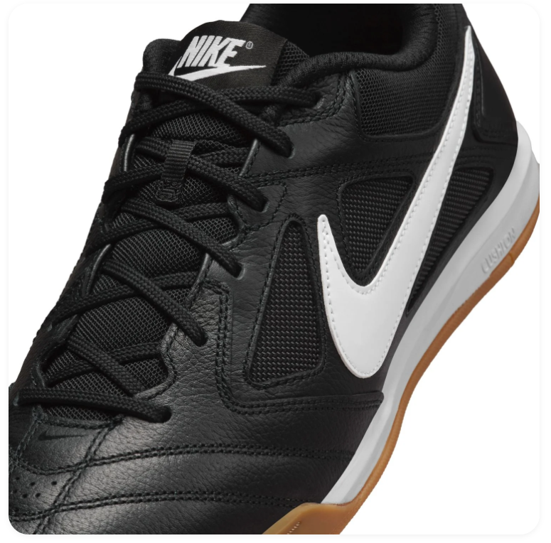 Nike Black & White Low-Profile Gum-Sole Sneakers