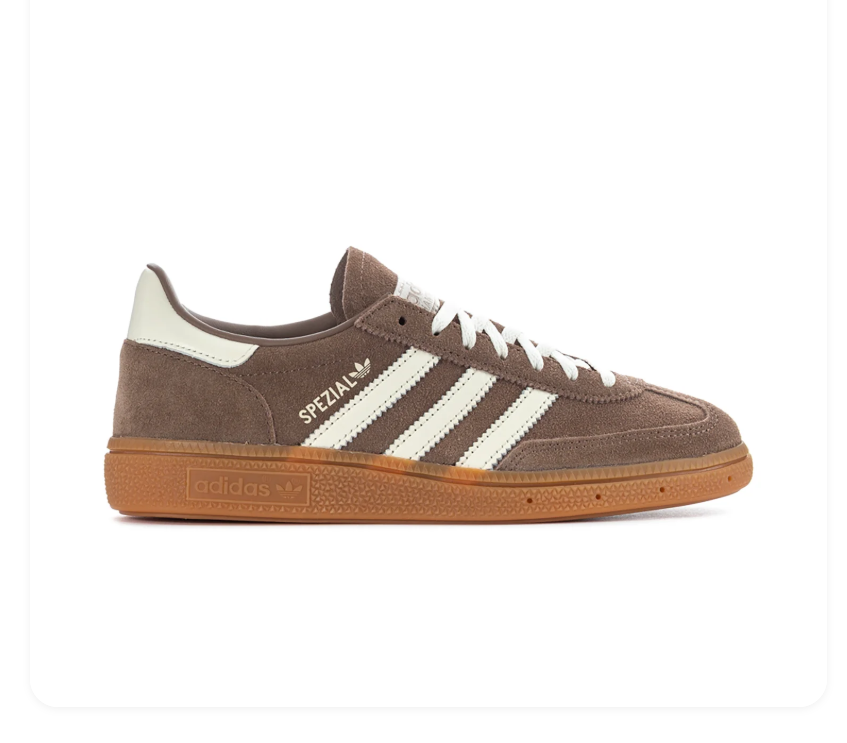 Adidas Handball Spezial Brown & Cream Gum-Sole Sneakers