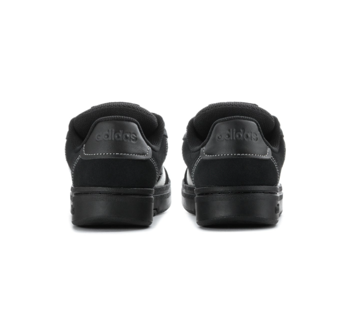 Adidas Black & White Low-Top Sneakers with Contrast Stitching