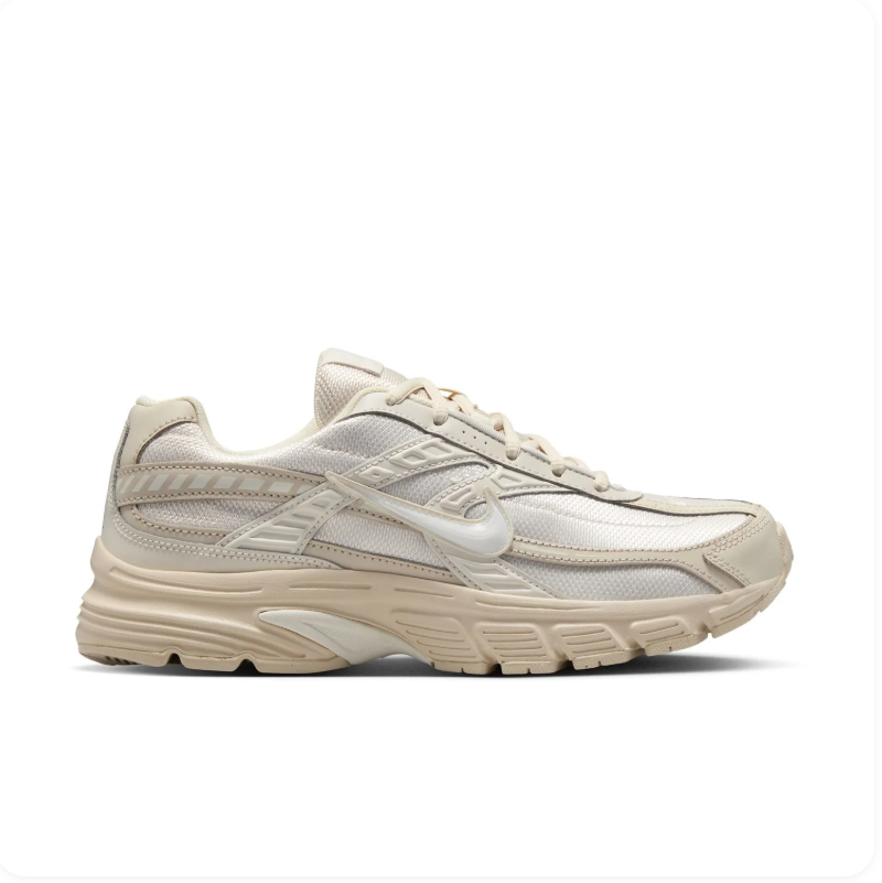 Nike Cream & Beige Mesh Sneakers with Chunky Sole