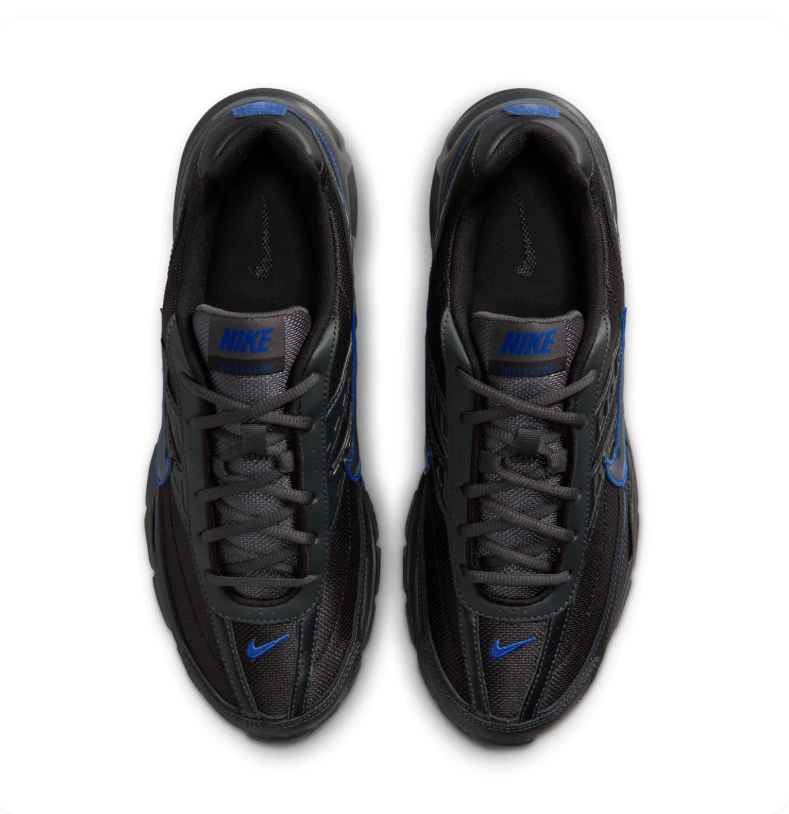 Nike Initiator Black & Royal Blue Mesh Sneakers