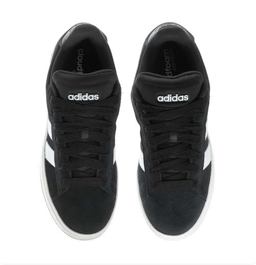 Adidas Black & White Low-Top Gum-Sole Sneakers
