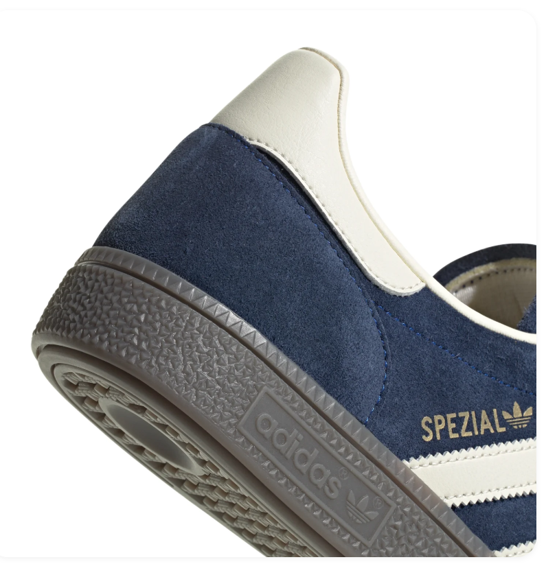 Adidas Handball Spezial Navy & Cream Sneakers with Dark Sole