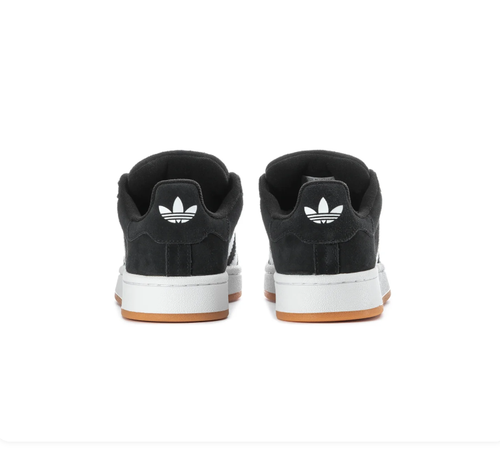 Adidas Campus Black & White Gum-Sole Sneakers