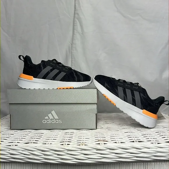 Adidas Racer TR 21 Running Shoes in Tiger Camo/Orange Size 7 - Toddler Medium
