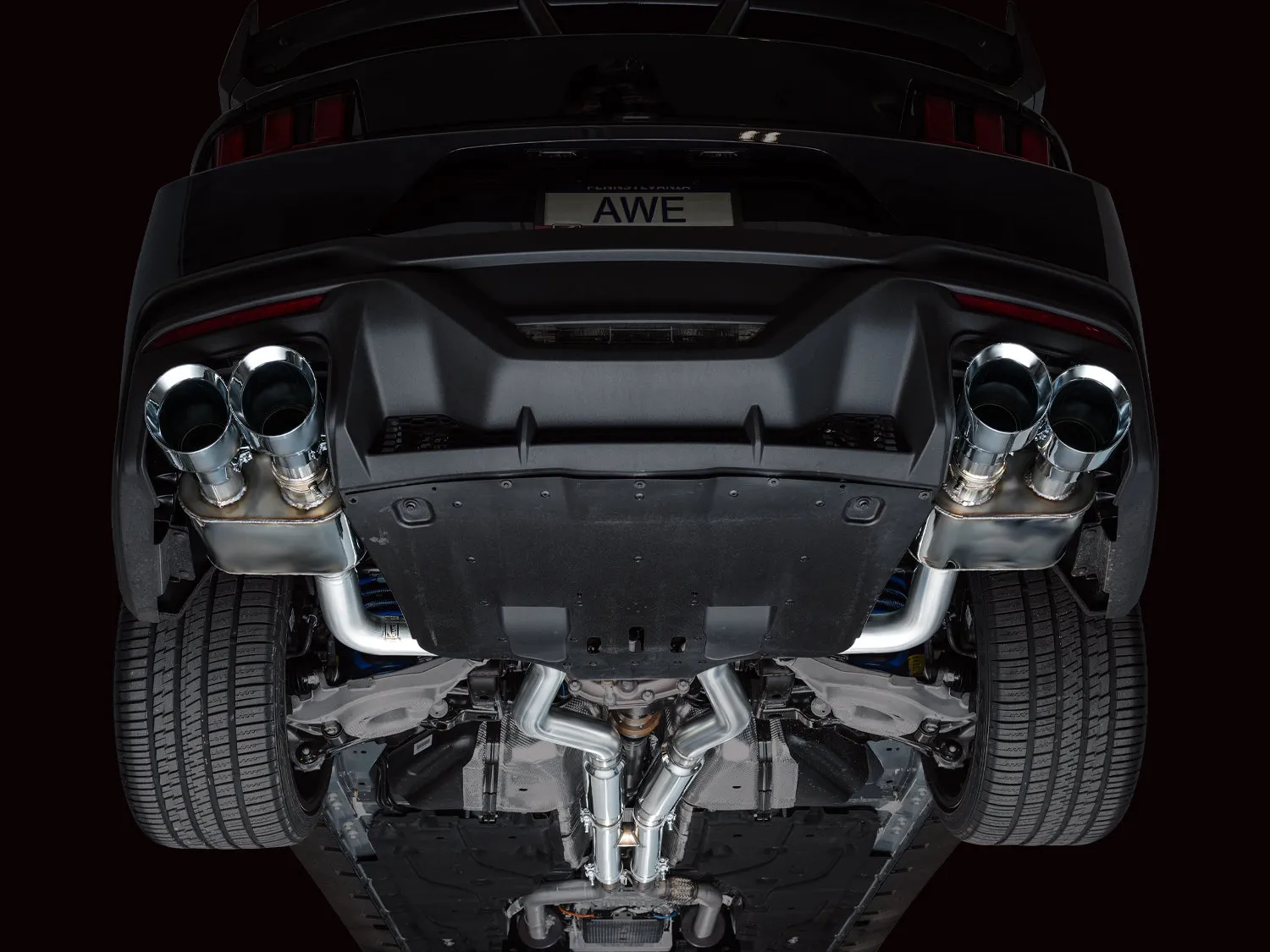 AWE Exhaust Suite for S650 Ford Mustang Dark Horse