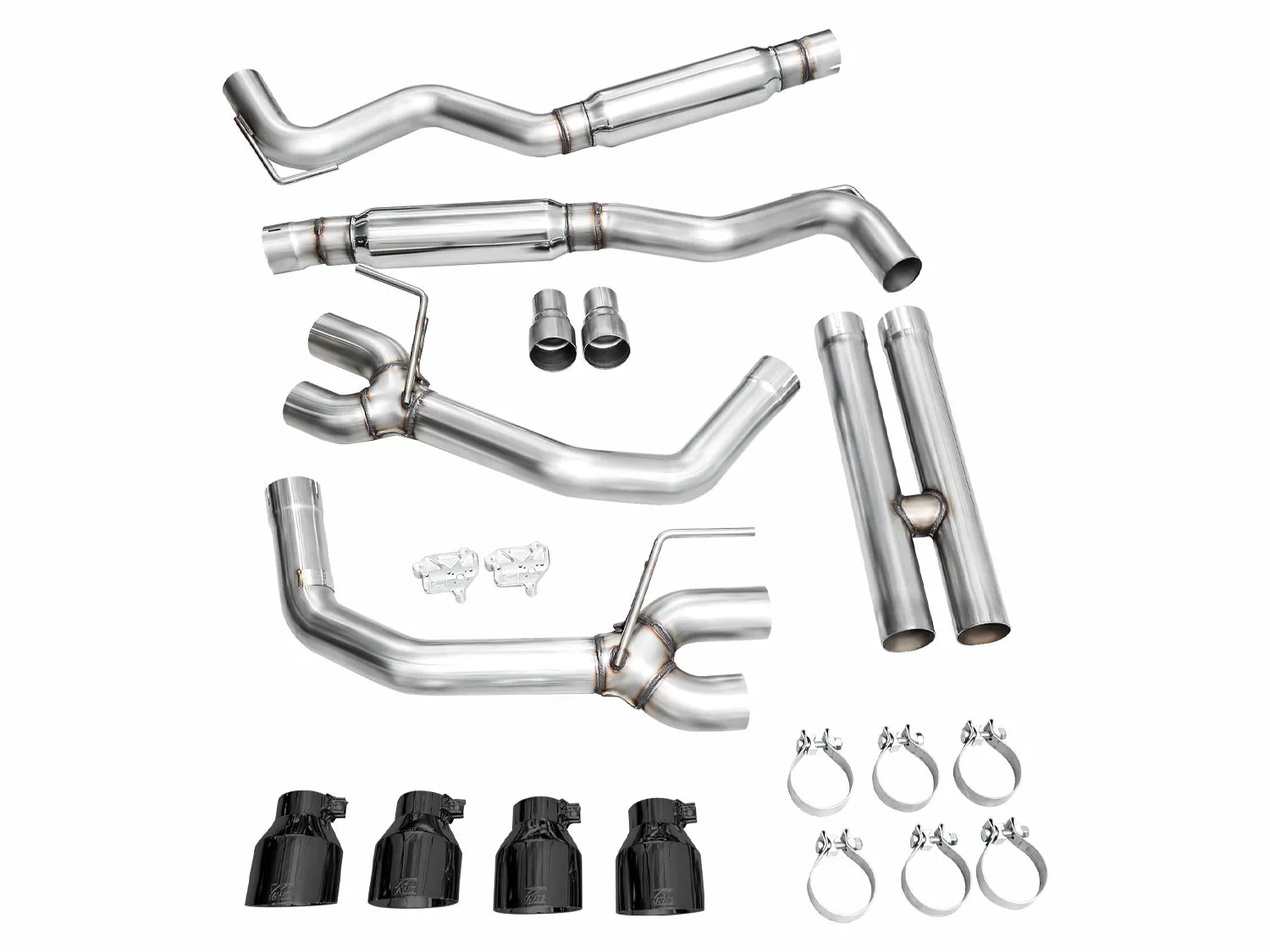 AWE Exhaust Suite for S650 Ford Mustang GT (QUAD TIPS)