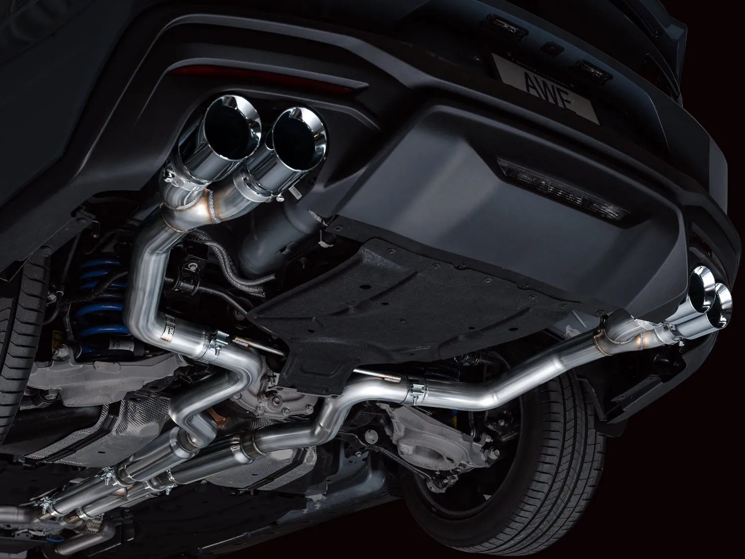 AWE Exhaust Suite for S650 Ford Mustang GT (QUAD TIPS)