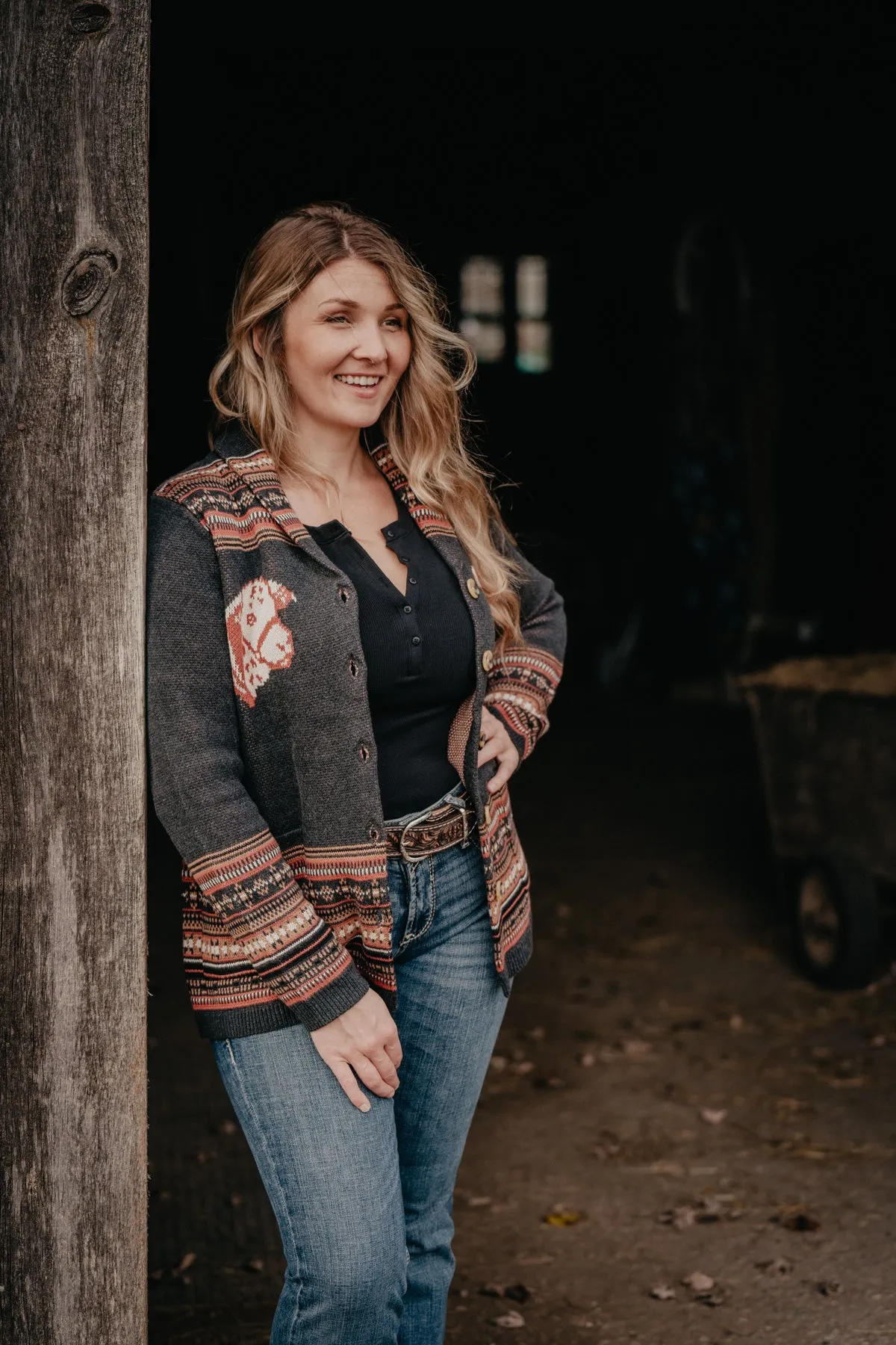 'Benson' Hereford Cardigan (Grey S-L Only)